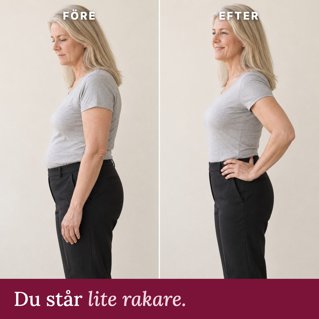 Hållningen före och efter Stilla